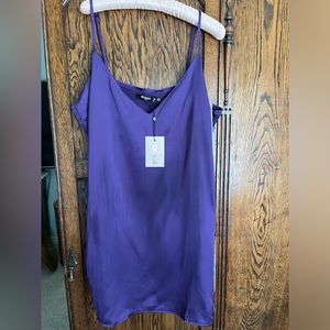 Misguided plus NWT purple adjustable straps slip 14